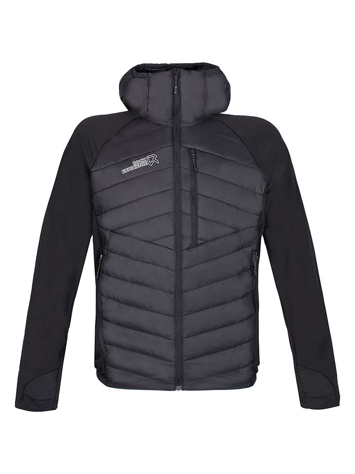ROCK EXPERIENCE Hybridjacke "Eco Manitoba" in Schwarz - 55% | Größe XL | Herren-outdoorjacken