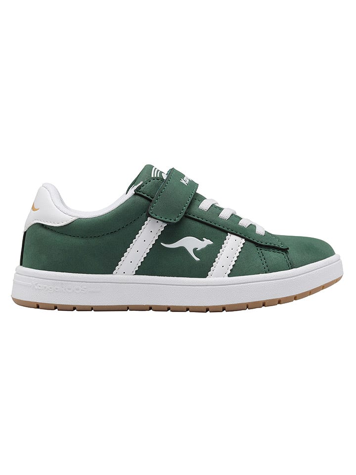 Kangaroos Sneakers "K-CA Miles EV" in Grün/ Weiß - 37% | Größe 30 | Kindersneakers