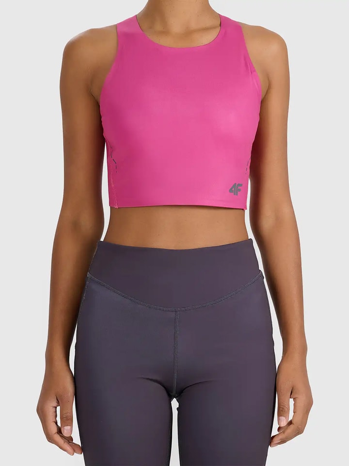 4F Trainingstop in Pink - 30% | Größe M | Damen-outdoor-tops-shirts