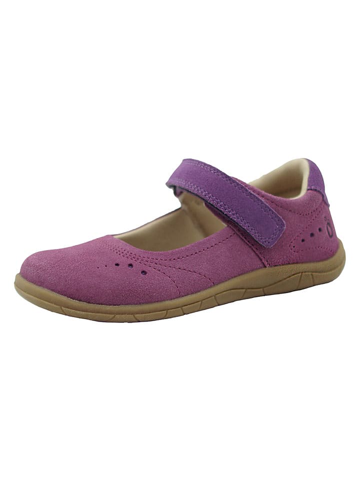 lamino Leder-Barfuß-Ballerinas in Lila - 58% | Größe 25 | Kinderballerinas