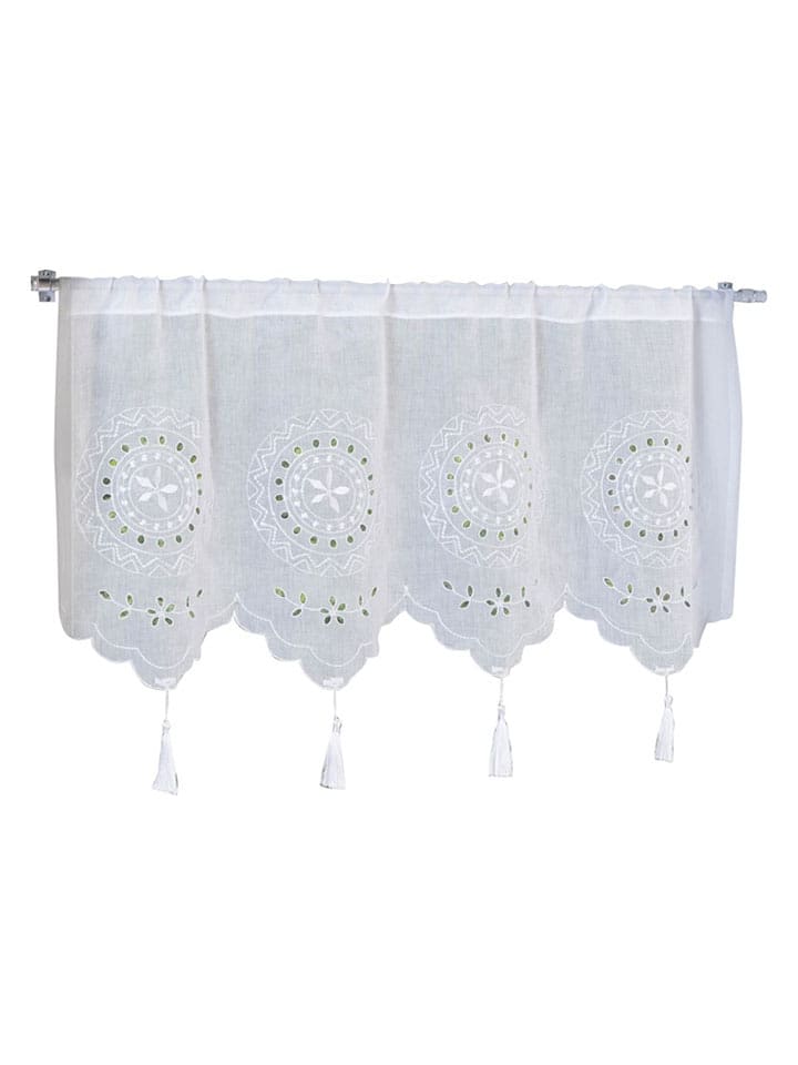 heine home Schiebegardine in Weiß - 56% | Größe 60x90 cm | Gardinen-vorhaenge