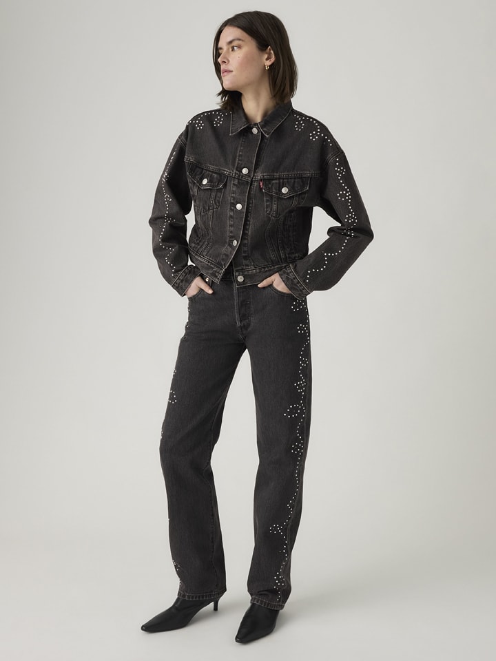 Levi's Jeans "501 '90S" - Regular fit - in Anthrazit - 59% | Größe W32/L30 | Damenjeans