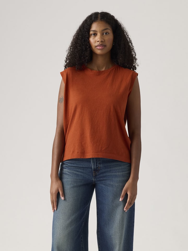 Levis Top in Hellbraun - 49% | Größe S | Damen-tops