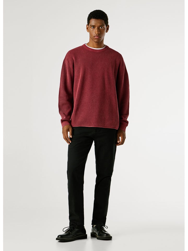 Pepe Jeans Pullover "Frank" in Rot - 43% | Größe XL | Herren-plussize