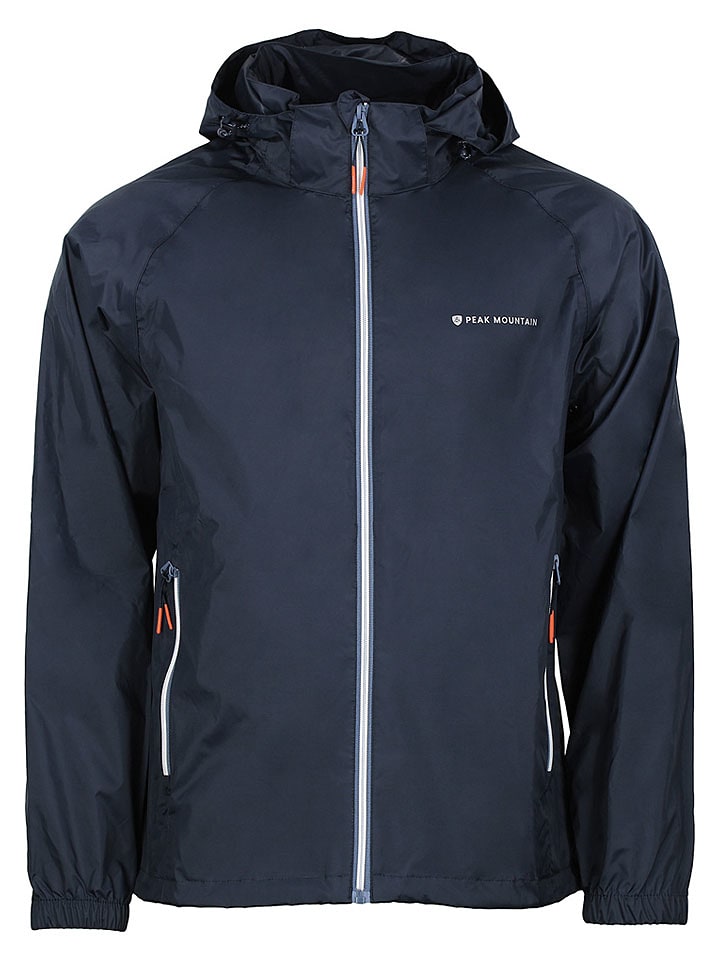 Peak Mountain Windbreaker "Cabrest" in Dunkelblau - 67% | Größe M | Herren-outdoorjacken
