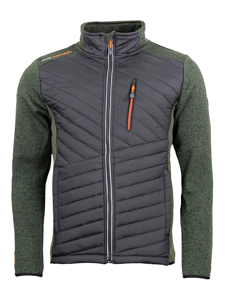 Peak Mountain Hybridjacke "Chacha" in Grün/ Grau - 66% | Größe L | Herren-outdoorjacken