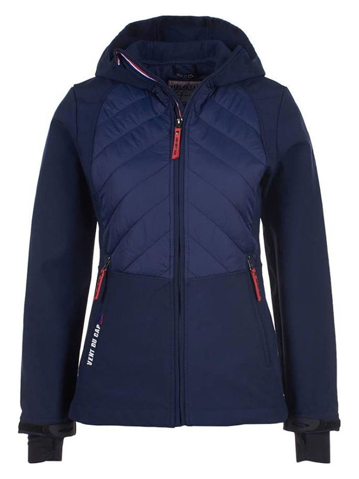 Peak Mountain Softshelljacke "Apver" in Dunkelblau - 66% | Größe S | Damen-outdoorjacken
