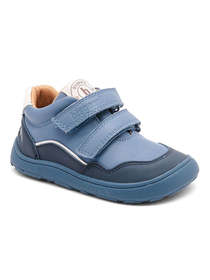 bisgaard Leder-Barfußschuhe "Morten" in Blau - 49% | Größe 24 | Lauflernschuhe