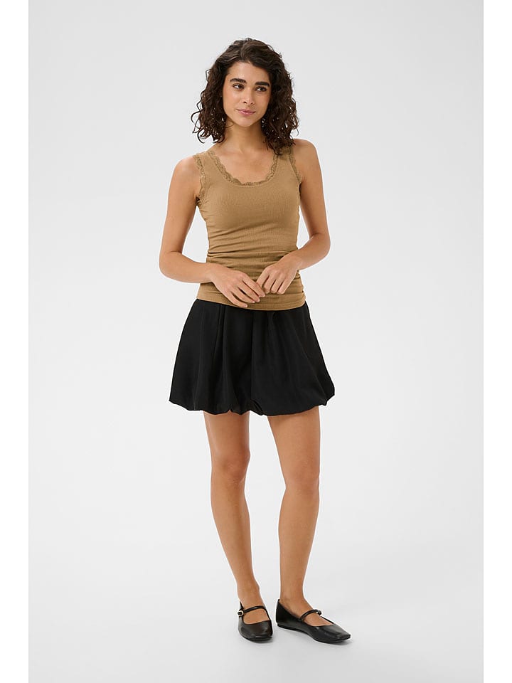 Kaffe Top in Hellbraun - 39% | Größe XS | Damen-tops