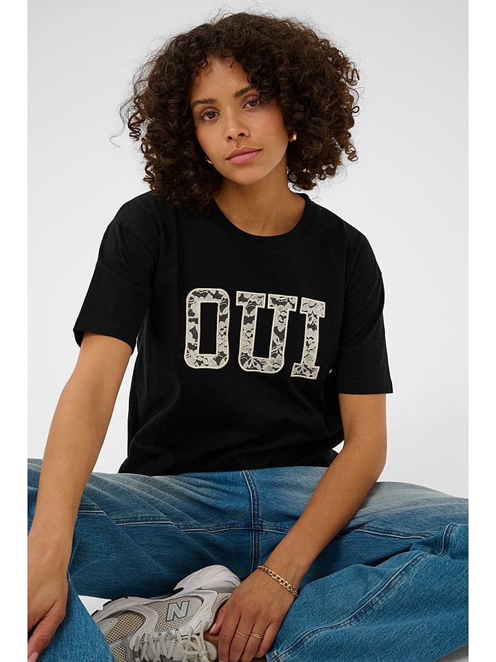 Kaffe Shirt in Schwarz - 47% | Größe S | Damen-tops