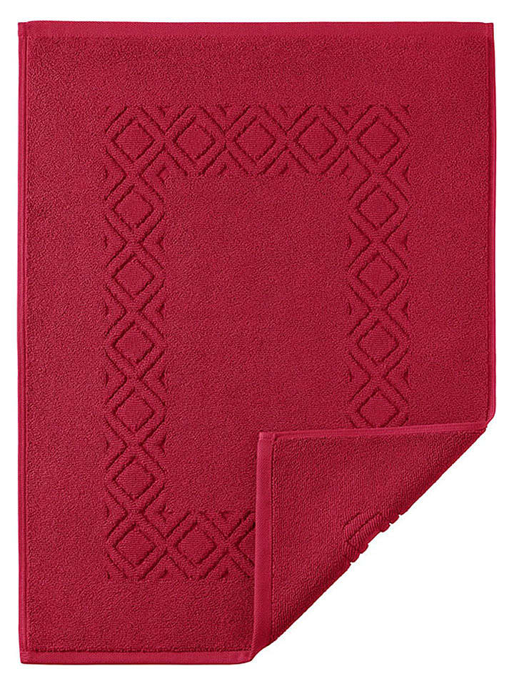Egeria Badvorleger "Denver" in Bordeaux - 55% | Größe 60x110 cm | Heimtextilien-badematten