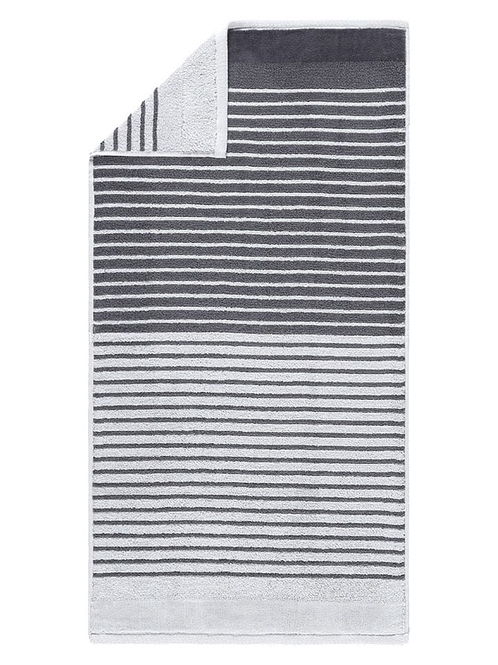Egeria Handtuch "Maris" in Grau/ Weiß - 40% | Größe 70x140 cm | Badtextilien