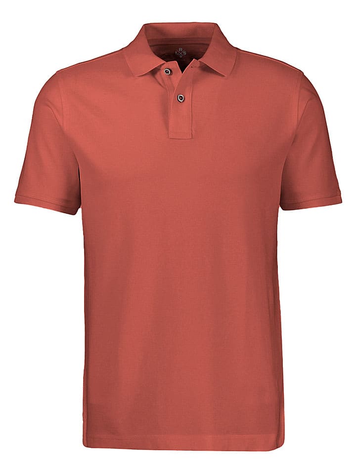 Lerros Poloshirt in Braunrot - 50% | Größe L | Herren-plussize