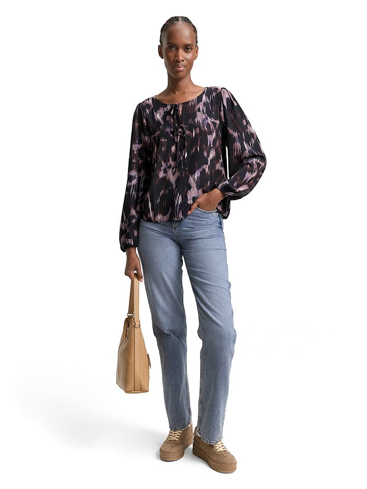 Tom Tailor Bluse in Schwarz - 62% | Größe S | Damen-blusen