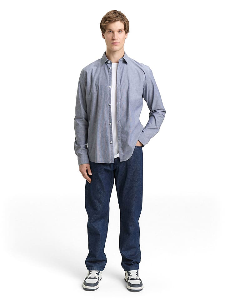 Tom Tailor Hemd in Hellblau - 60% | Größe L | Herren-plussize