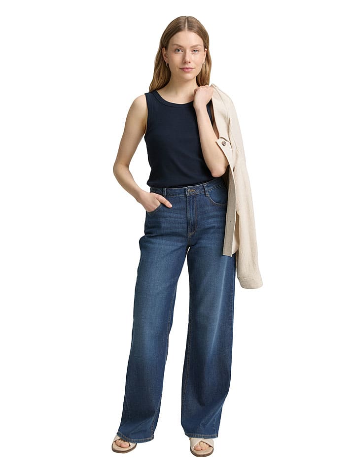 Tom Tailor Top in Dunkelblau - 57% | Größe XL | Damen-tops