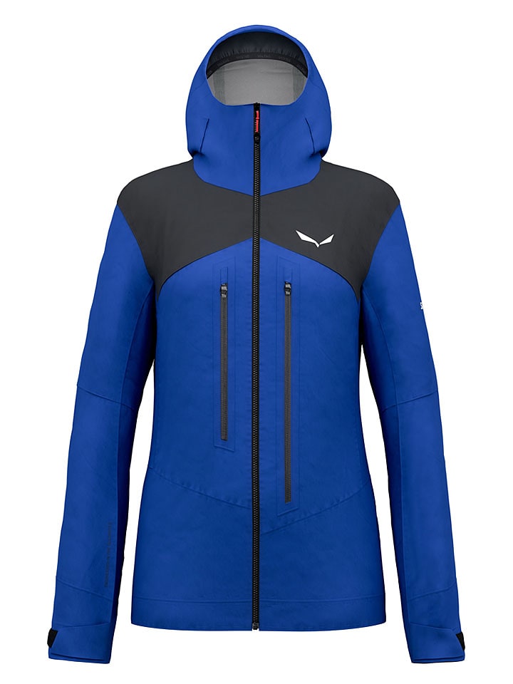 Salewa Trekkingjacke "Ortles 3L Powertex" in Blau - 72% | Größe 36 | Damen-outdoorjacken