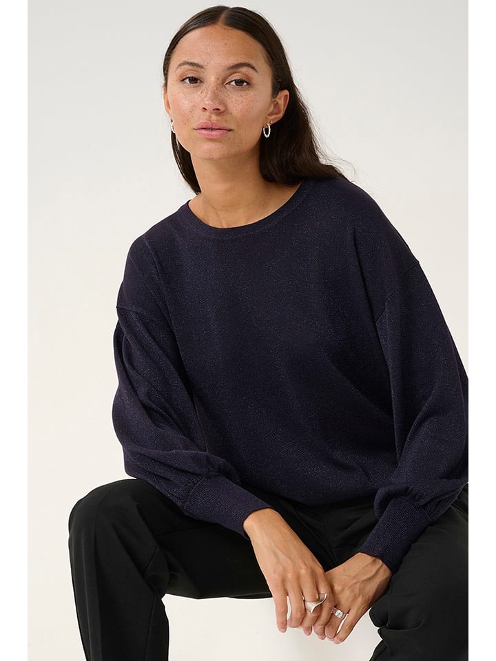 Kaffe Pullover "Regina" Lila - 51% | Größe XL | Damen-pullover-cardigans