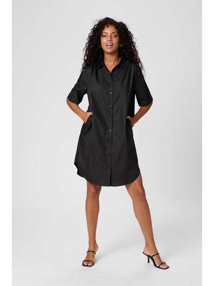 Kaffe Kleid in Schwarz - 48% | Größe 38 | Damen-kleider