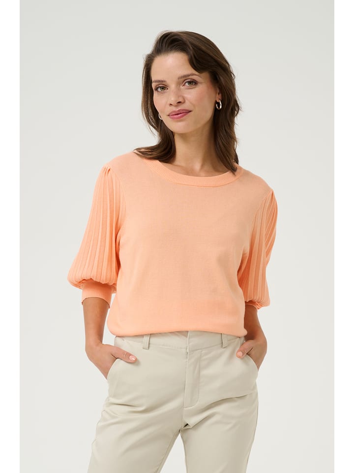 Kaffe Pullover in Orange - 62% | Größe XXL | Damen-pullover-cardigans