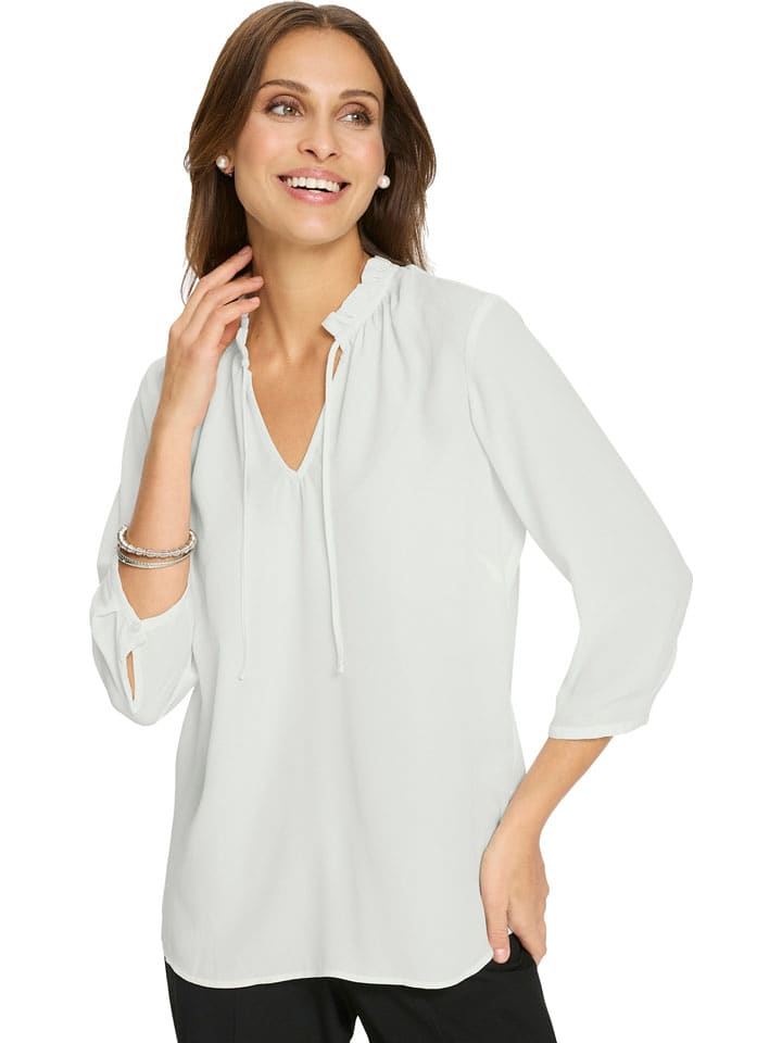 WITT WEIDEN Bluse in Creme - 60% | Größe 38 | Damen-blusen