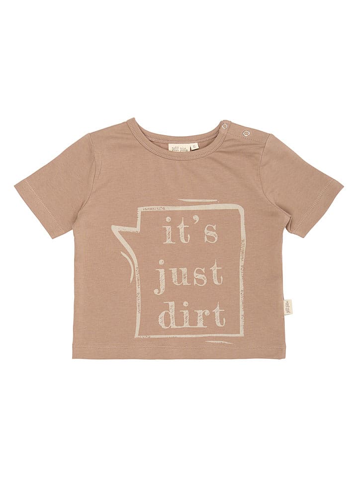 Petit Piao Shirt in Hellbraun - 47% | Größe 80 | Baby-shirts