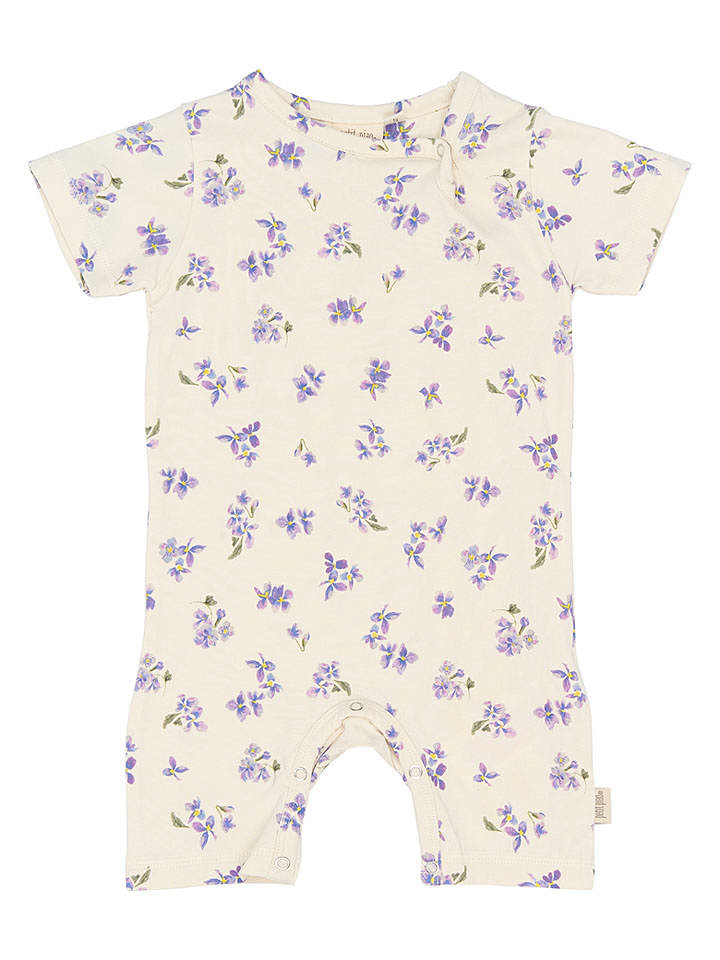 Petit Piao Spieler in Creme - 43% | Größe 56 | Babyoveralls