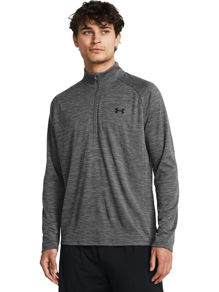 Under Armour Funktionslongsleeve in Grau - 57% | Größe XL | Herren-sportshirts