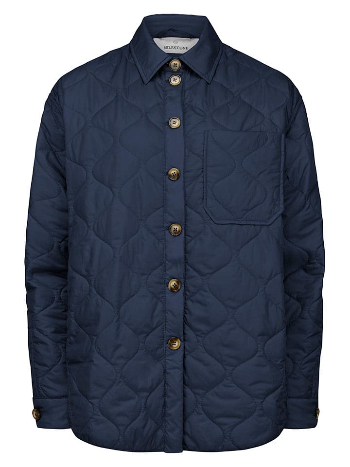 Milestone Steppjacke "Mamba" in Dunkelblau - 73% | Größe 40 | Damenjacken