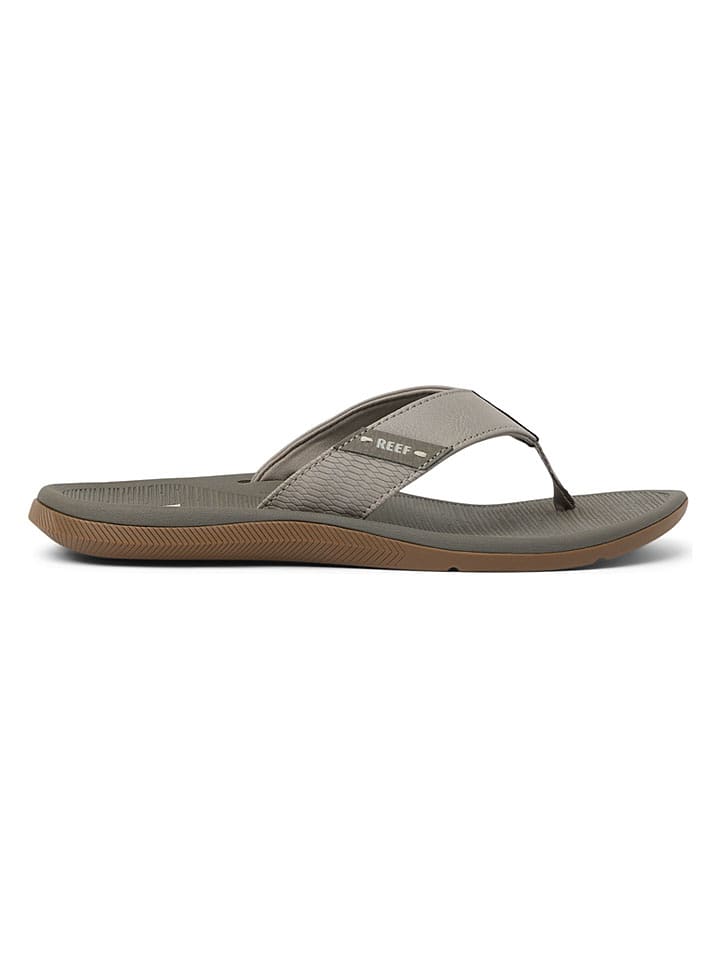 Reef Zehentrenner "Reef Santa Ana" in Braun/ Grau - 32% | Größe 45 | Herrensandalen