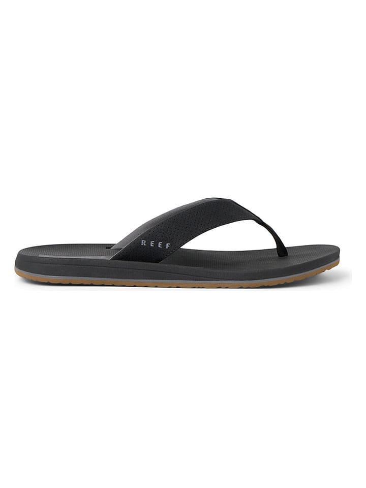 Reef Zehentrenner "The Nox" in Schwarz - 21% | Größe 46 | Herrensandalen