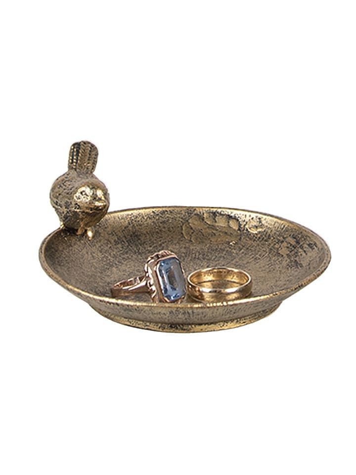 Clayre & Eef Dekoschale in Gold - (B)10 x (H)4 x (T)9 cm - 44% | Dekoschalen