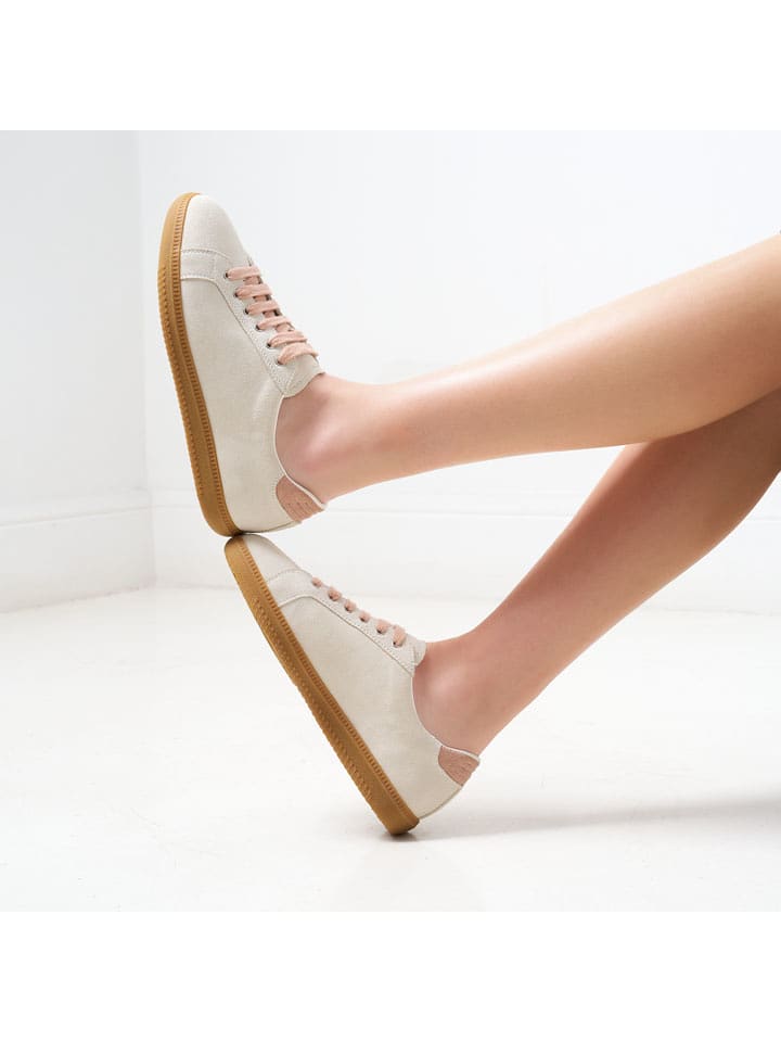 British Passport Leder-Sneakers in Creme - 58% | Größe 36 | Damen-sneakers