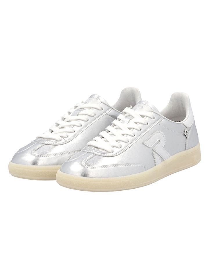 rieker Leder-Sneakers in Silber - 57% | Größe 36 | Damen-sneakers