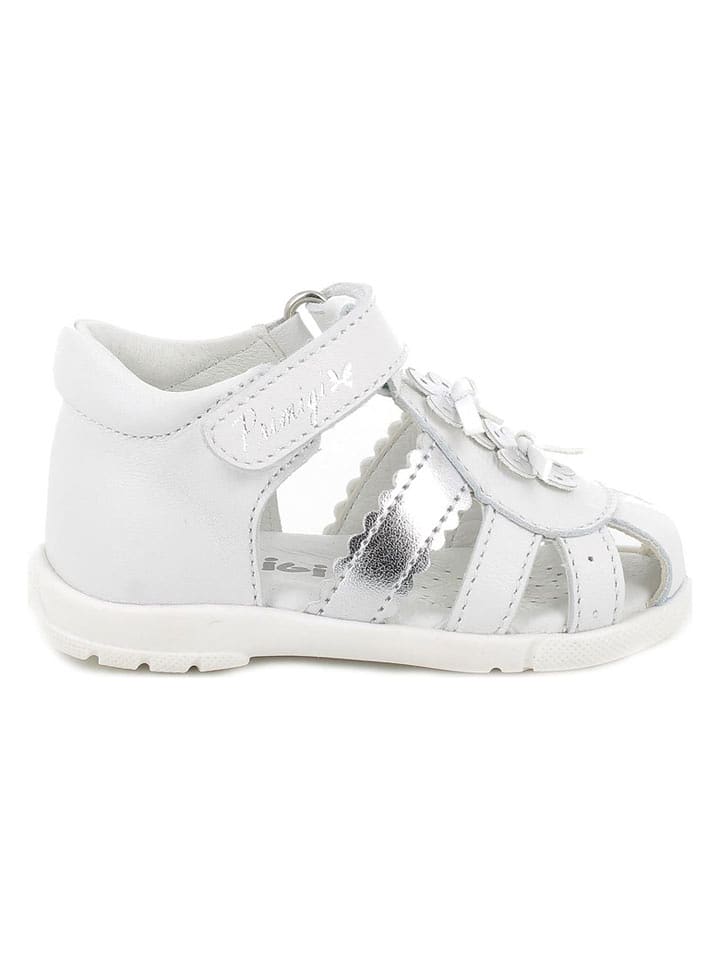 Primigi Leder-Halbsandalen in Weiß - 50% | Größe 22 | Babysandalen