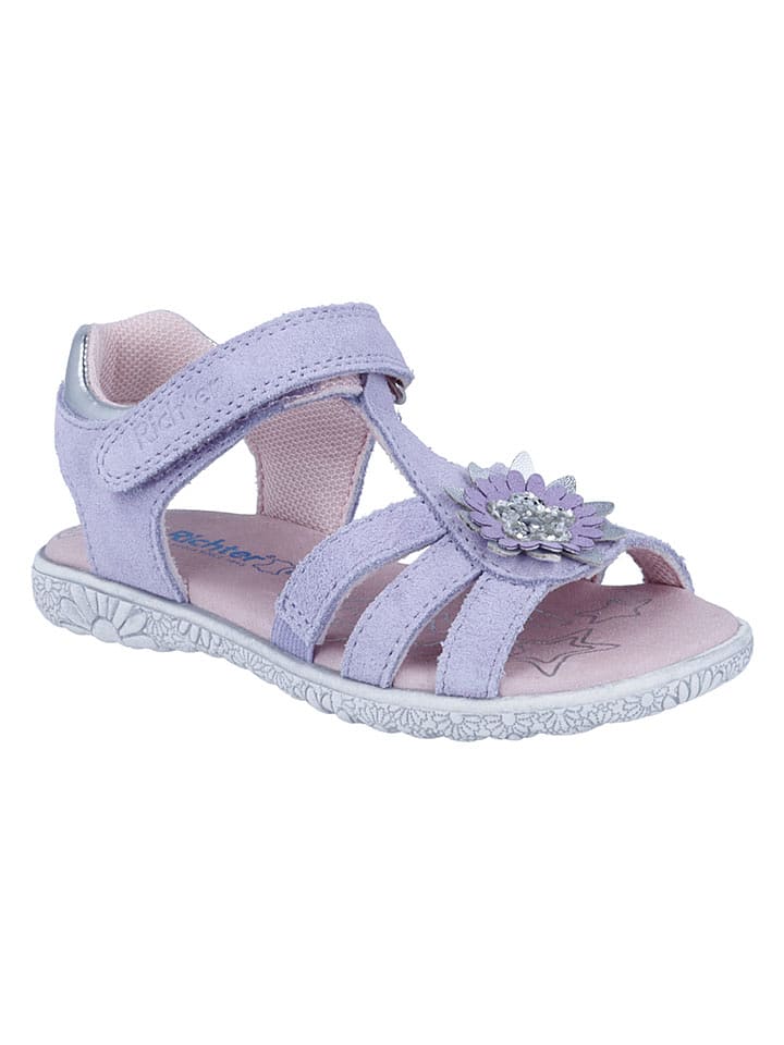 Richter Shoes Leder-Sandalen "Sole" in Lila - 49% | Größe 29 | Kindersandalen