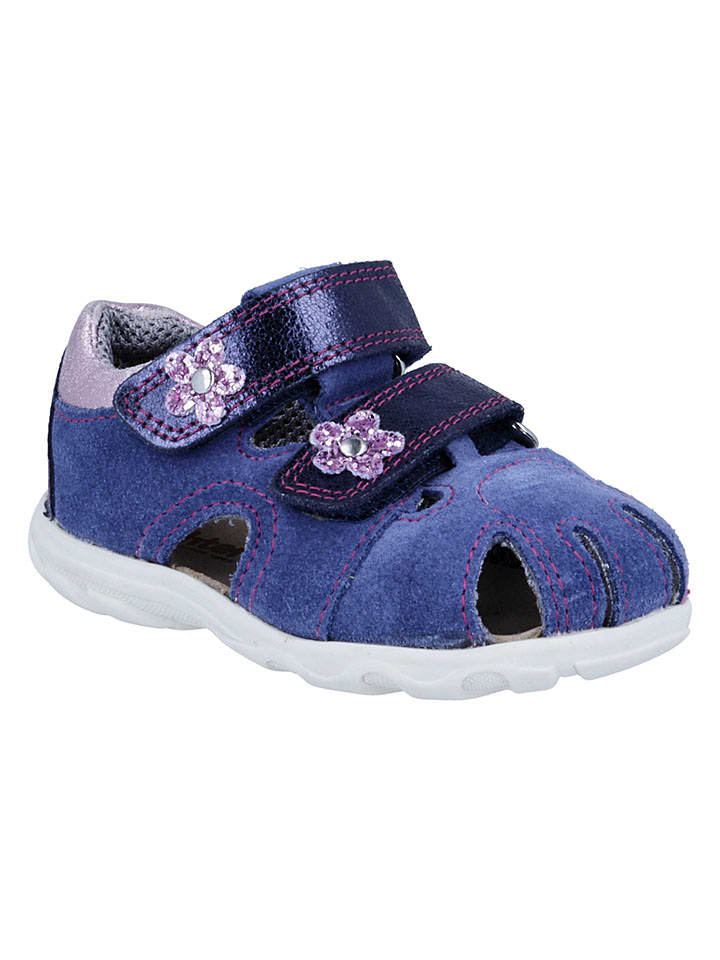 Richter Shoes Leder-Halbsandalen "Juno" in Dunkelblau - 48% | Größe 27 | Babysandalen