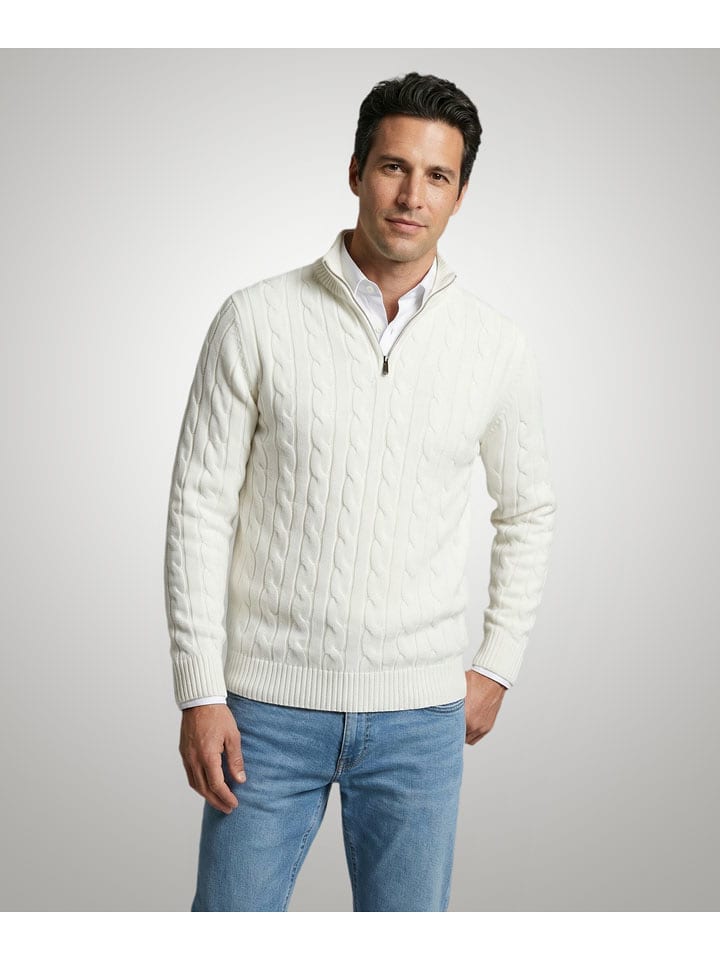McGregor Pullover in Creme - 66% | Größe XL | Herren-plussize