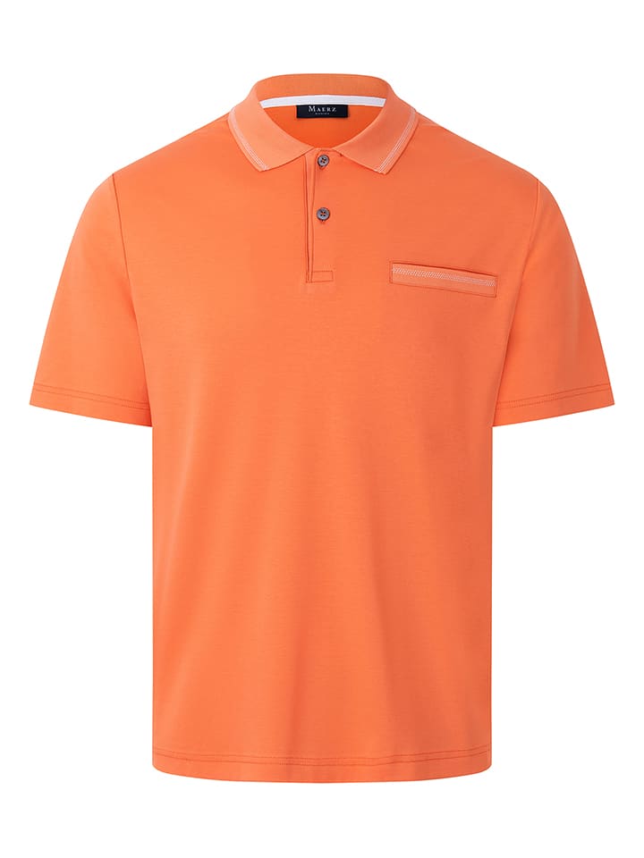 Maerz Muenchen Poloshirt in Orange - 66% | Größe 50 | Herren-plussize