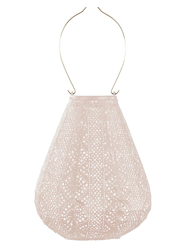 Lumiz LED-Solarlaterne ''Lace Tulip'' in Rosa - (H)22,5 x Ø 20 cm - 28% | Lichterketten-dekobeleuchtung