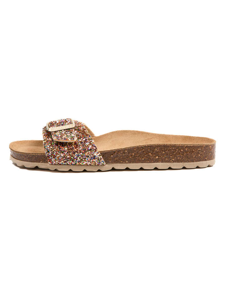 billowy Pantoletten in Gold - 49% | Größe 36 | Damen-pantoletten