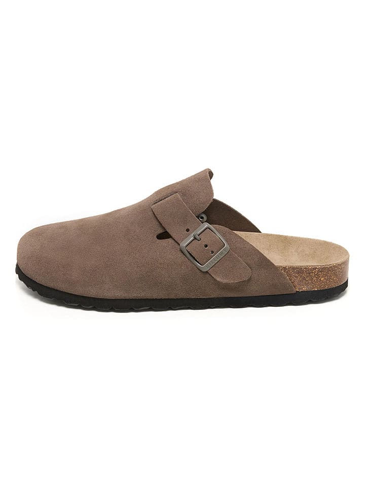 billowy Leder-Clogs in Hellbraun - 54% | Größe 46 | Herren-hausschuhe