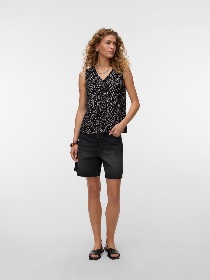 Vero Moda Blusentop in Schwarz - 45% | Größe S | Damen-blusen