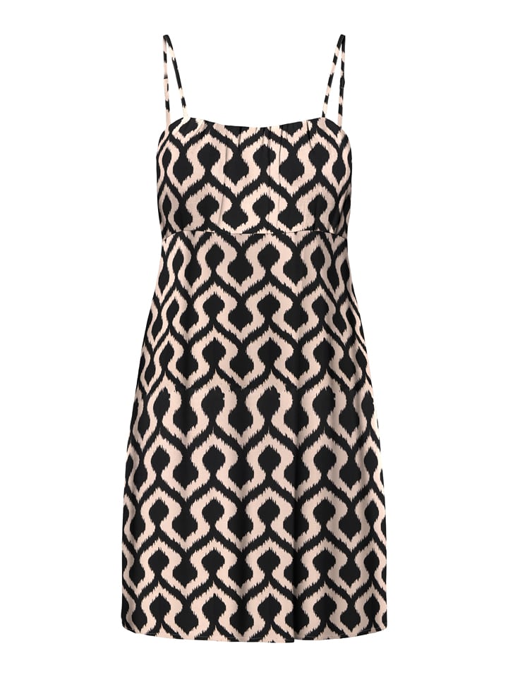 ONLY Kleid in Schwarz/ Beige - 33% | Größe M | Damen-kleider