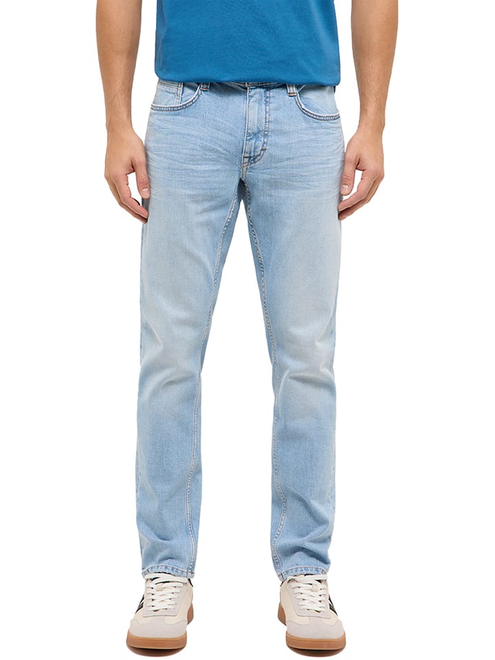Mustang Jeans "Oregon" - Slim fit - in Hellblau - 49% | Größe W34/L32 | Herren-plussize