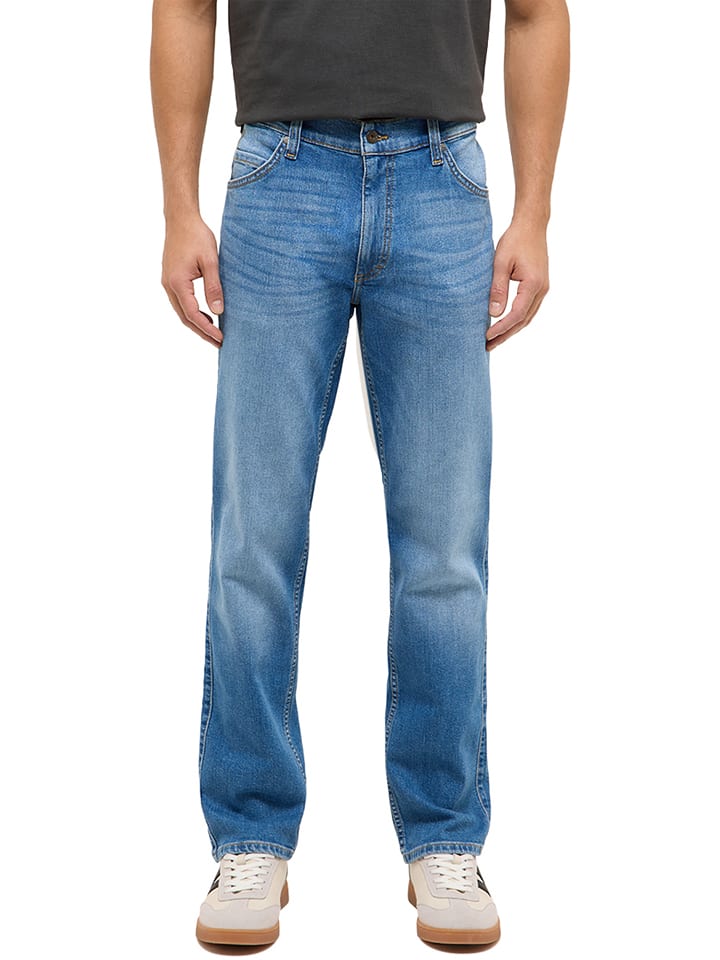 Mustang Jeans "Tramper" - Straight fit - in Blau - 51% | Größe W33/L32 | Herren-plussize