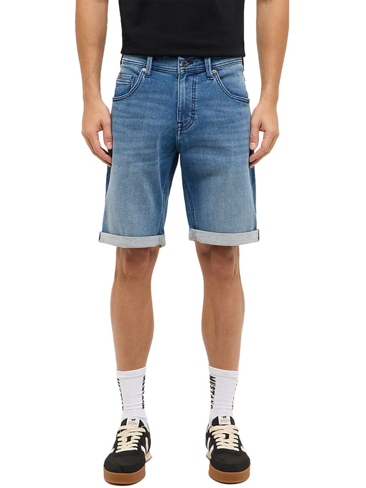 Mustang Jeans-Bermudas "Chicago" in Blau - 50% | Größe W32 | Herren-shorts