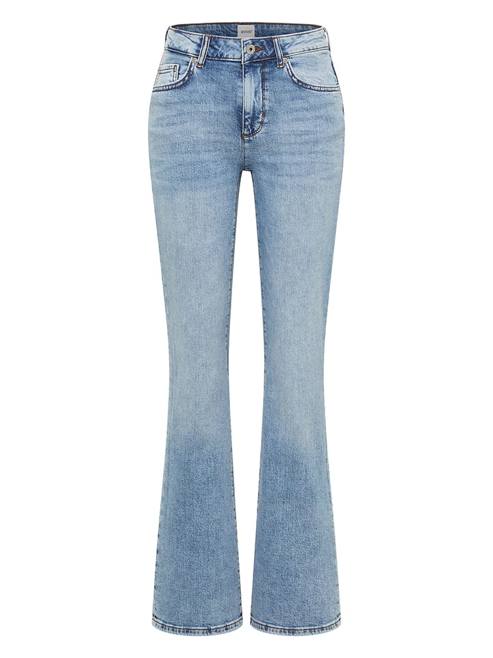 Mustang Jeans "Shelby" - Flared fit - in Hellblau - 50% | Größe W33/L30 | Damenjeans