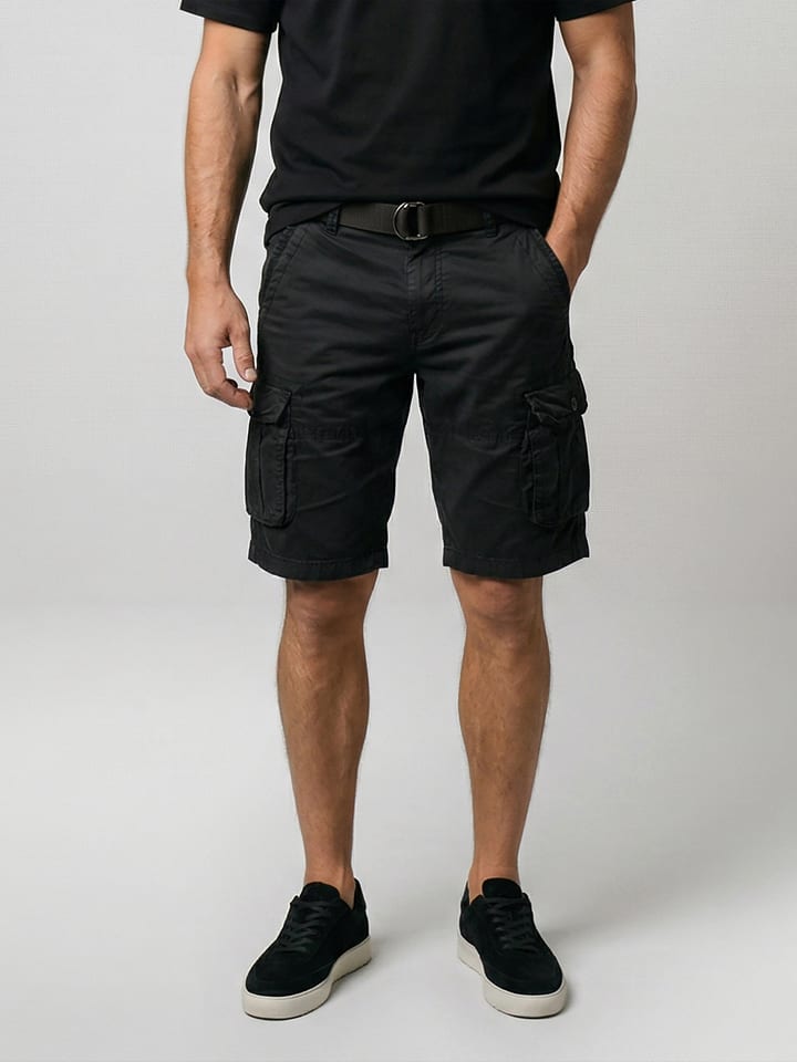 Cars Jeans Cragoshorts in Schwarz - 47% | Größe L | Herren-plussize