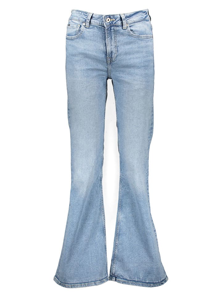 Pepe Jeans Jeans "Willa" - Flare fit - in Hellblau - 51% | Größe W32/L32 | Damenjeans